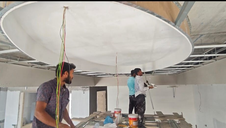Gypsum work and maintenance services in Doha Qatar by Abu Zaid Contracting & Services